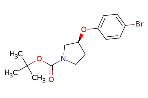 EMolecules Tert Butyl 3 4 Bromophenoxy Pyrrolidine 1 Carboxylate