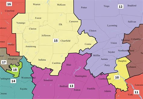 Pa New Redistricting Map