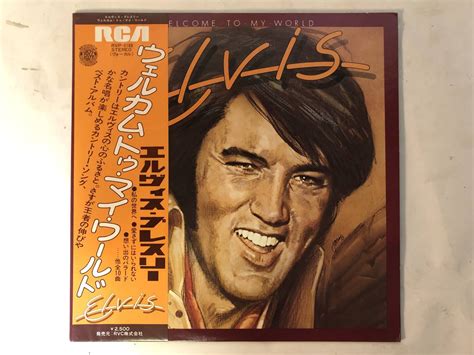 【やや傷や汚れあり】lp1 003 レコード ウェルカム・トゥ・マイ・ワールド Elvis Presley Welcome To My