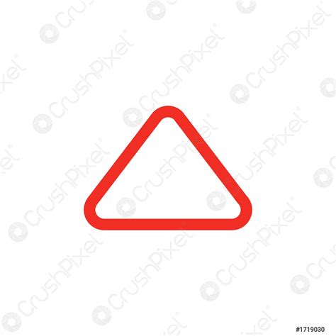 Warning Caution Sign, red triangle Stock Vector illustration isolated ...