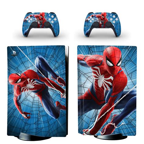 Spider-Man PS5 Skin Sticker Decal Design 10 - ConsoleSkins.co