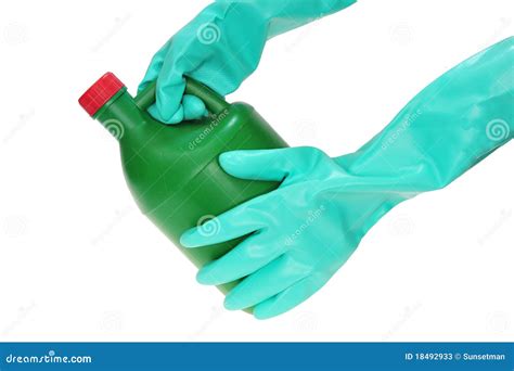 Chemical Gloves Stock Image Image Of Glove Cleaning 18492933