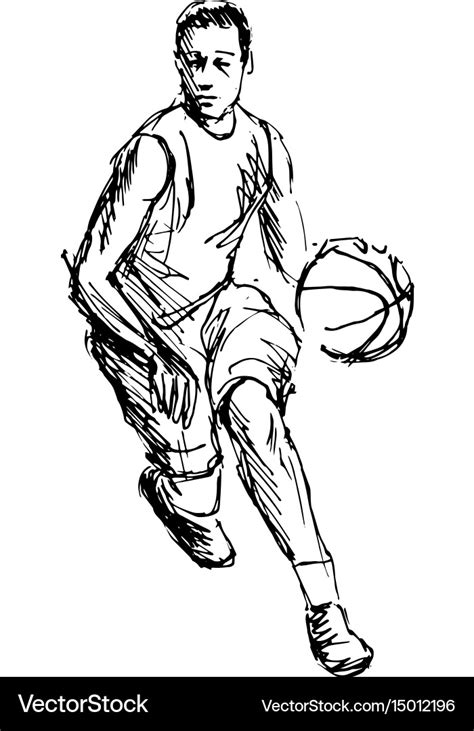 Basketball Player Drawing