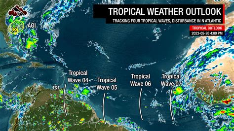 Tropical Update: Four Tropical Waves In Atlantic Basin, Another Set To Affect T&T This Weekend ...