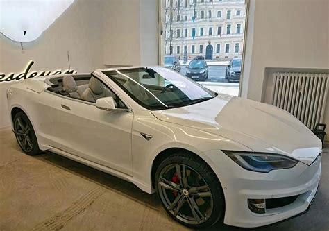 Custom Two-Door Tesla Model S Convertible Might be World's First ...