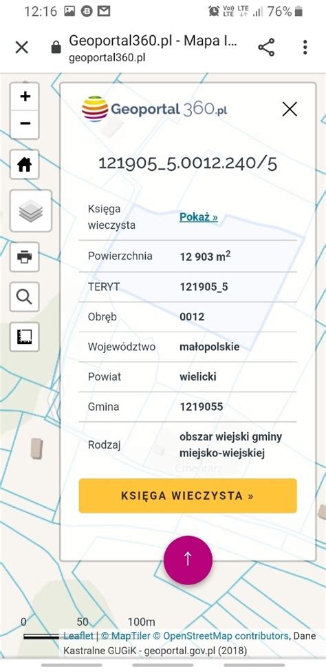 Sprzedam działkę w Janowice koło Wieliczki Gratka pl Oferta archiwalna