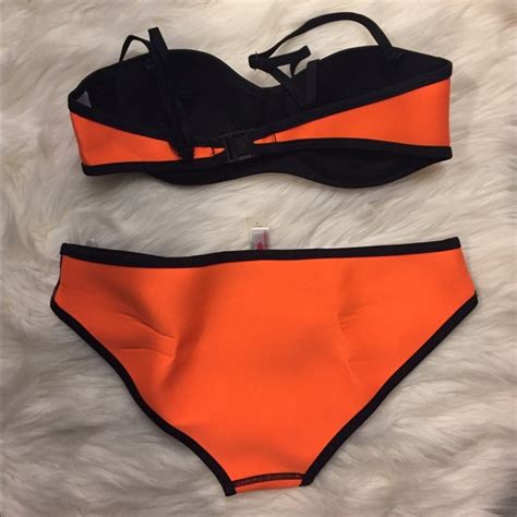 Swim Gorgeous Color Block Bikini Set Nwot Poshmark
