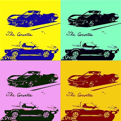 Pin By Marshall Barron On Chevrolet Corvette Drawings Poster Movie