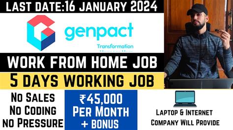 Genpact Permanent Work From Home Job Salary Month Free