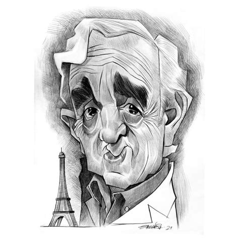 Caricaturas Fabian Zaccaria On Instagram Charles Aznavour Grafito