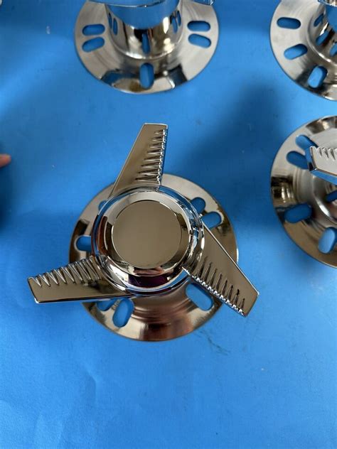 Bar Fluted Spinner Center Caps Lug Cragar Sst Wheels Od