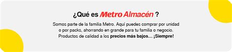 Metro Almacén