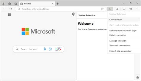 Develop an extension for the Microsoft Edge sidebar - Microsoft Edge Developer documentation ...