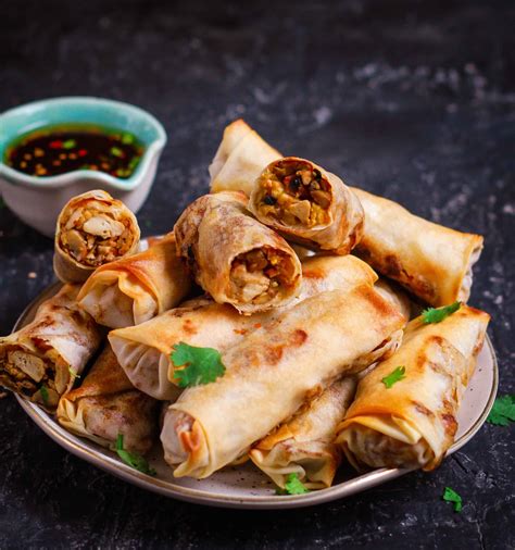 Baked Spring Rolls Veg Spring Roll Tashas Artisan Foods