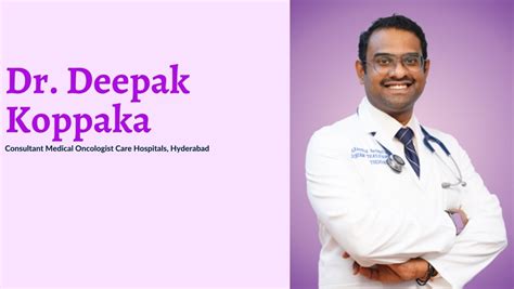 Dr Deepak Koppaka Best Medical Oncologist In Hyderabad