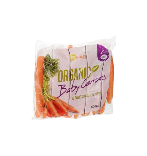 Organic Baby Carrot Prepack — So Sweet