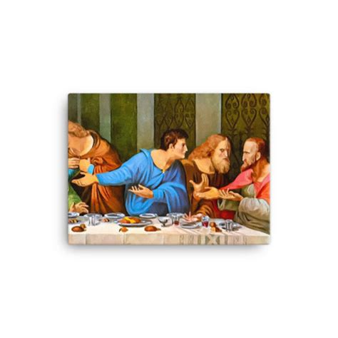 The Last Supper – Canvas Triptych – Medium 48×16 – Rosary.Team