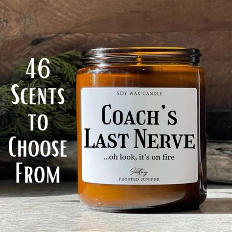 Coach Gifts Coach S Last Nerve Candle Scents To Choose Soy Candle