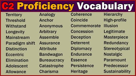 Completing The English Vocabulary Profile C And C Off