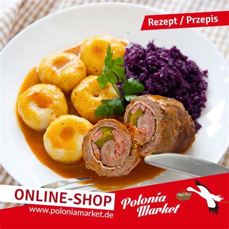 Schlesische Kl E Mit Rinderrouladen Und Rotkohl Rezept