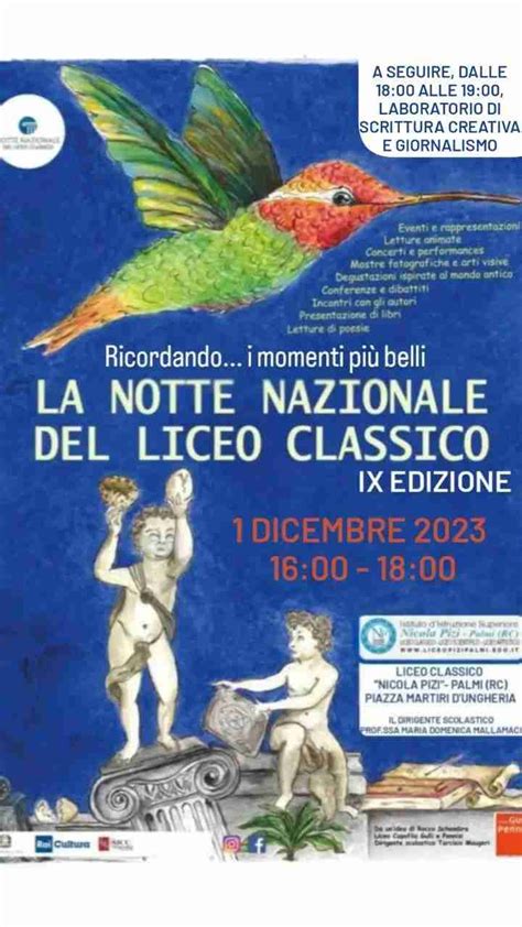 Notte Nazionale Del Liceo Classico Il Pizi Di Palmi Fa Il Bis