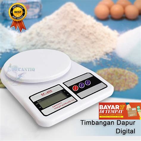 Free Baterai Timbangan Dapur Digital Praktis Timbangan Serbaguna