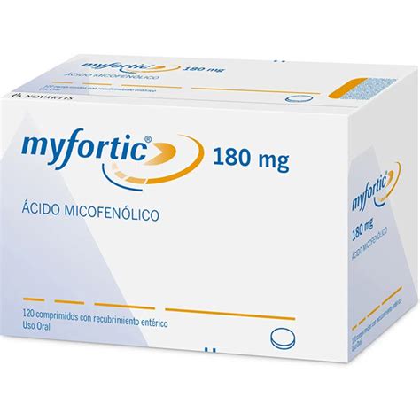 Myfortic 180mg Dùng Cho Người Ghép Thận 12 Vỉ X 10 Viên