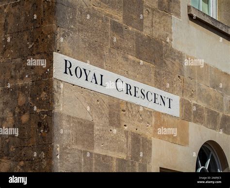 Royal Crescent, Bath, UK Stock Photo - Alamy