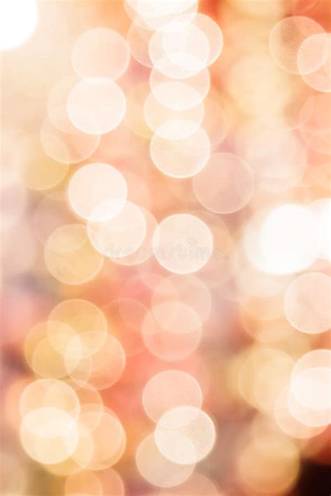 Blurred Bokeh Light In Warm Tone Background Stock Photo - Image of ...