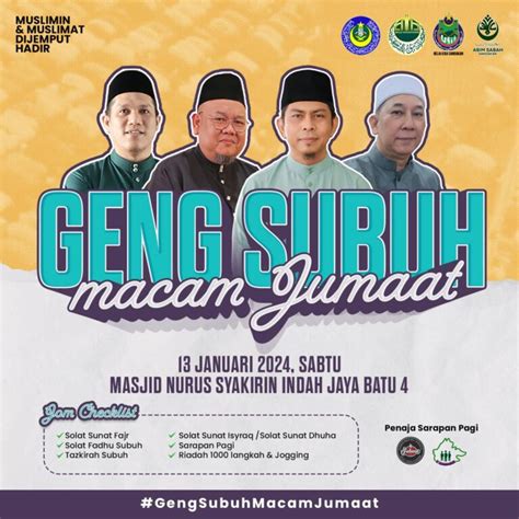 Geng Subuh Macam Jumaat Bersama ABIM Sandakan Sabah ABIM