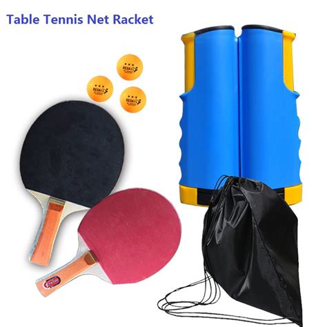Table Tennis Net Racket Ping Pong Ball Retractable Table Tennis Net ...