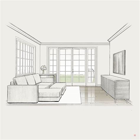 Pin Auf Interior Drawings And Illustrations