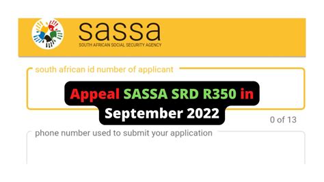 SASSA SRD R350 Declined Appeal And Get Approved For September 2022