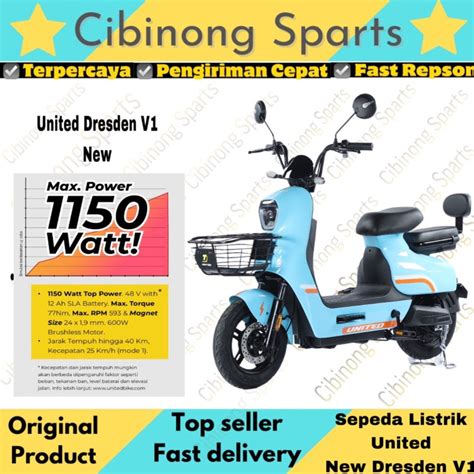 Jual Sepeda Listrik Motor Listrik United Dresden New V New Model