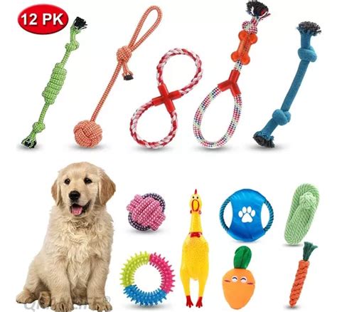 Juguete Para Masticar Cuerda De Algodón Para Perros10 Piezas MercadoLibre