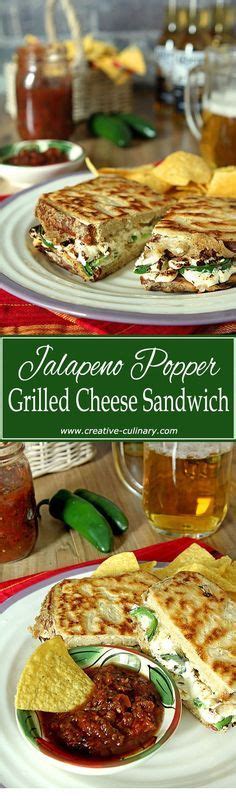 Jalape O Popper Grilled Cheese Sandwich With Beer Battered Crust Via