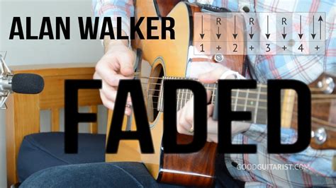 Faded Guitar Tutorial Alan Walker Simple Chords And Strumming Plus Intro Melody Youtube