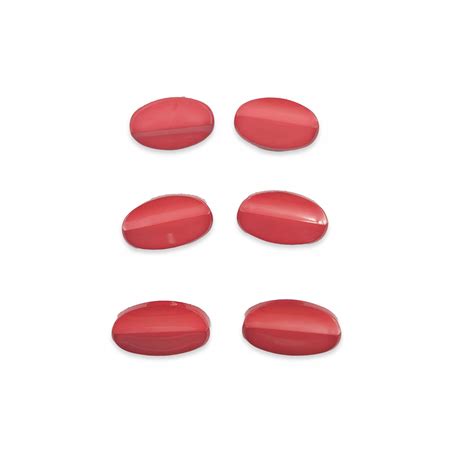 Műanyag, felvarrható gombok, kerek, fi 38 mm, többszínű, 6 db, • Ár