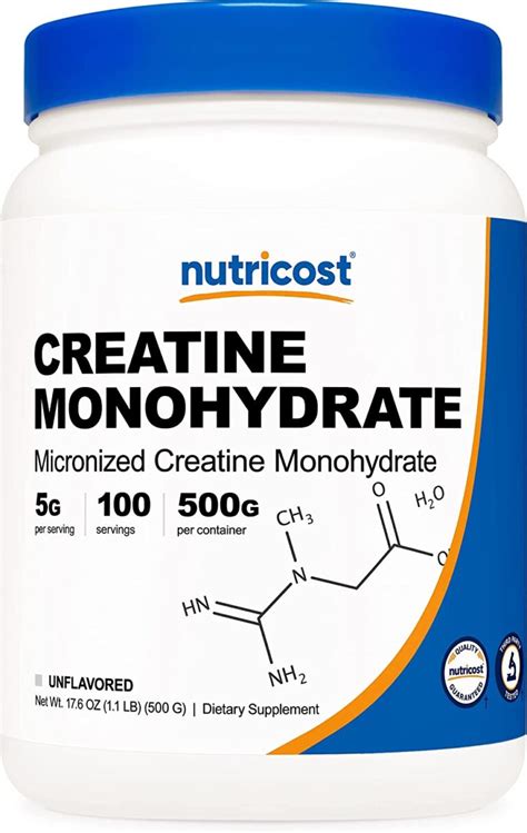 Nutricost Creatine Monohydrate Micronized Powder 500g