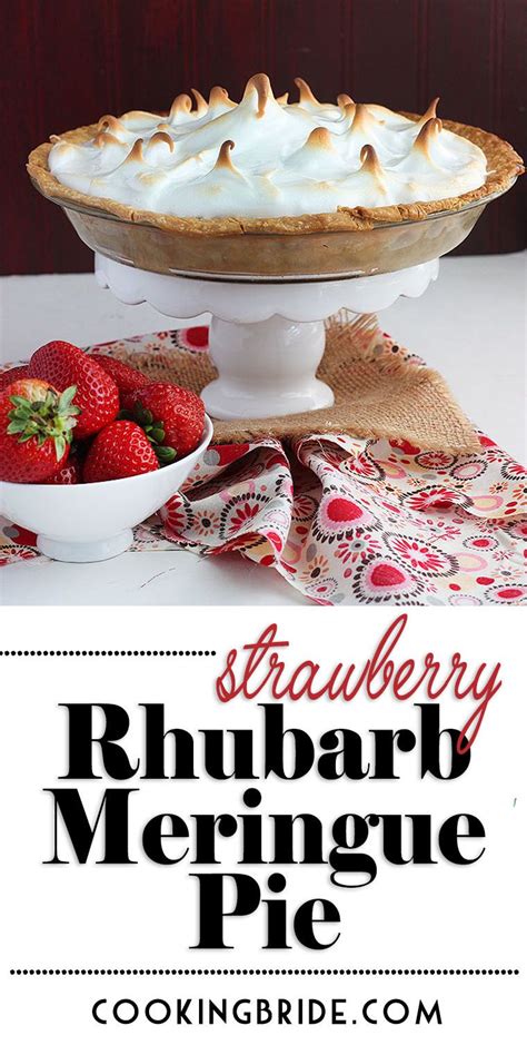 Strawberry Rhubarb Meringue Pie Recipe Rhubarb Meringue Pie