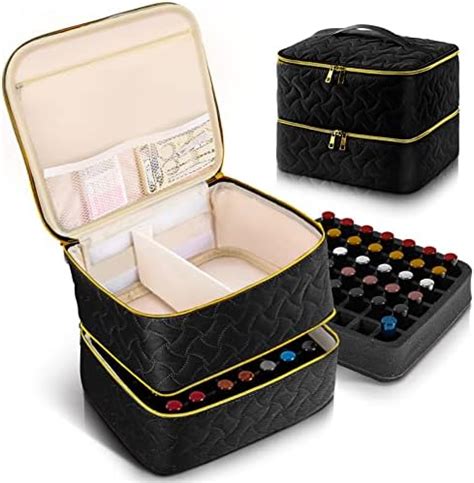 Amazon Alslea Nail Polish Organizer Storage Case For Nail Tech