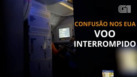 Vídeo VÍdeo Confusão Com Passageiro Obriga Avião A Pousar Antes De