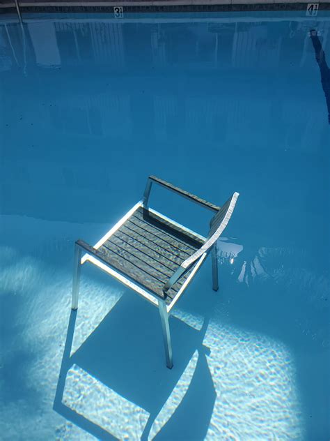 Poolside : chairsunderwater