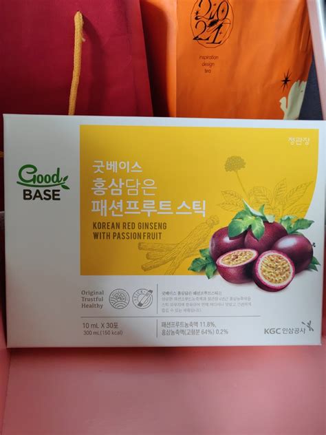 Cheong Kwan Jang Good Base Korean Red Ginseng With Passion Fruit