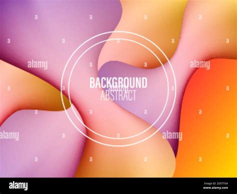 Wavy Background Dynamic Effect Abstract Vector Illustration Design