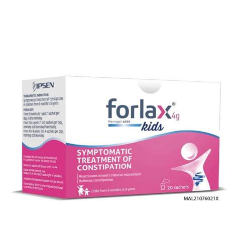 Forlax Kids 4g X 20 Sachet Relieve Constipation Lazada