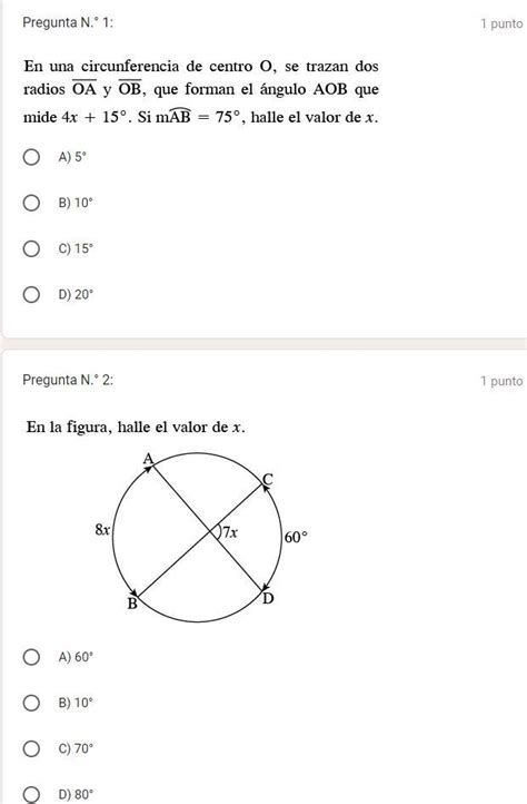 HELICOTEST TAREA 1 GEOMETRÍA CAPÍTULO 15 CIRCUNFERENCIA I con