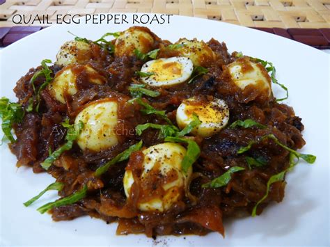 Egg Recipe Quail Egg Pepper Roast