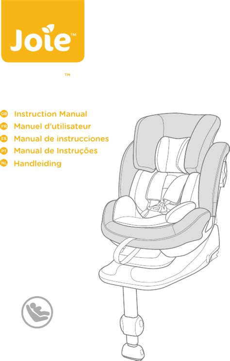 Mode D Emploi Joie Stages Isofix Fran Ais Des Pages