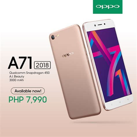 Oppo A71 2018 Now Available With A More Affordable Price • Digital Reg